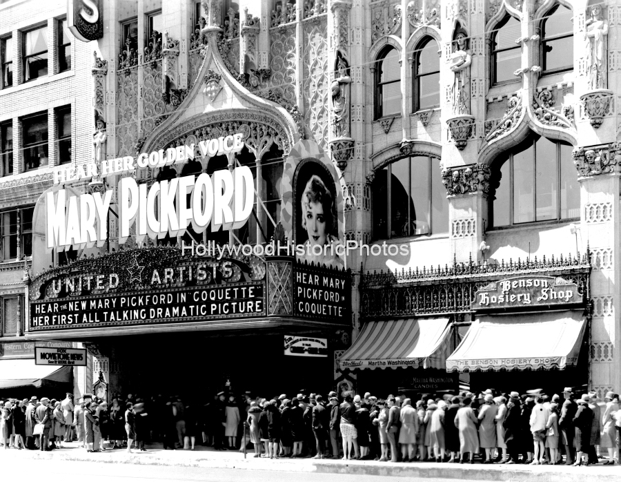 United Artists Theatre 1929 1 Coquette Mary Pickford 937 S Broadway.jpg